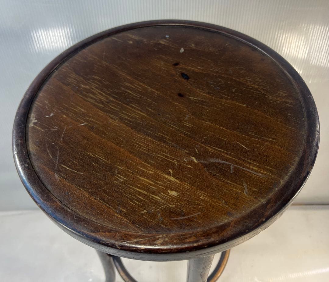 FMG / バースツール、曲げ木、籐細工、1960年代、ポーランド