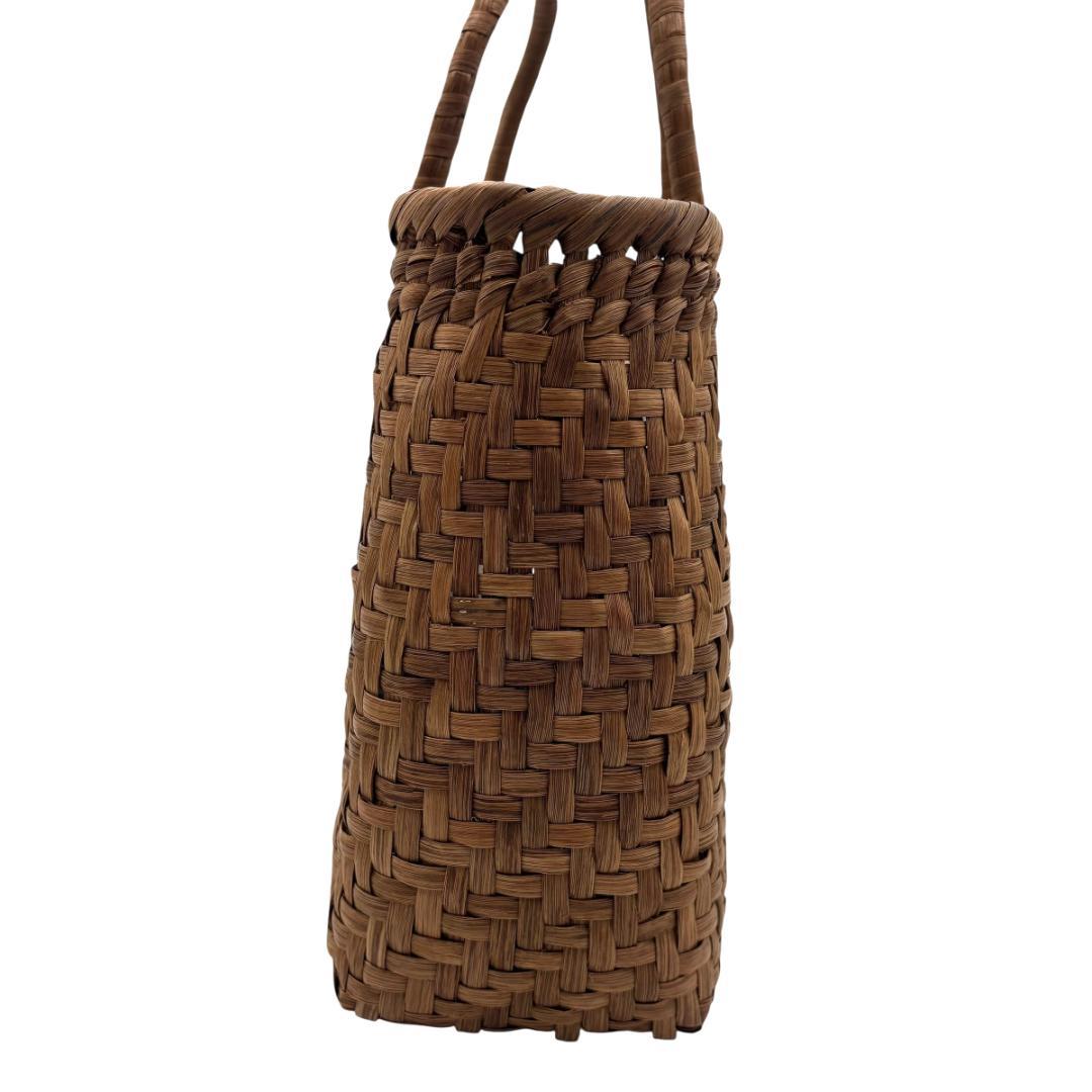 美品　山葡萄　カゴバッグ　トートバッグ　山ぶどう　手作り