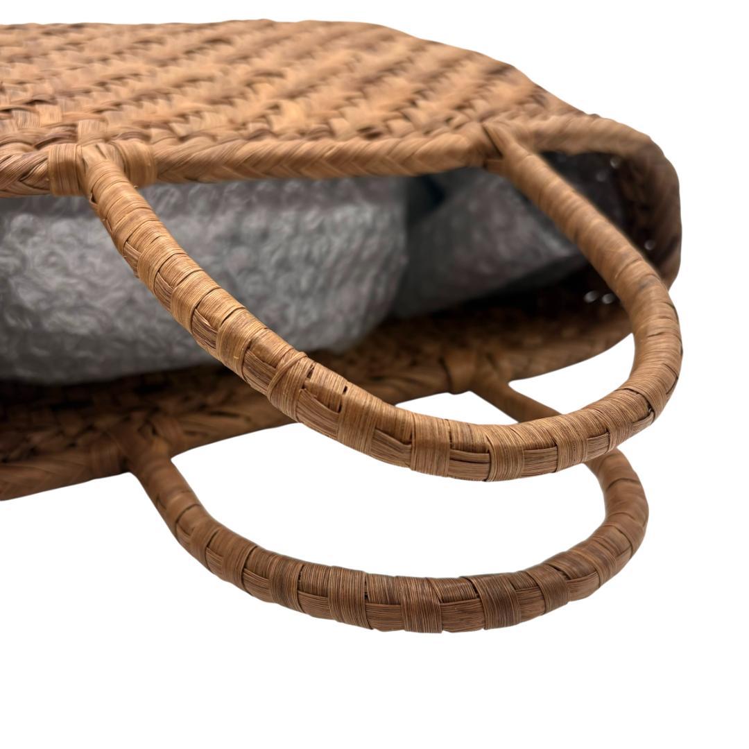 美品　山葡萄　カゴバッグ　トートバッグ　山ぶどう　手作り