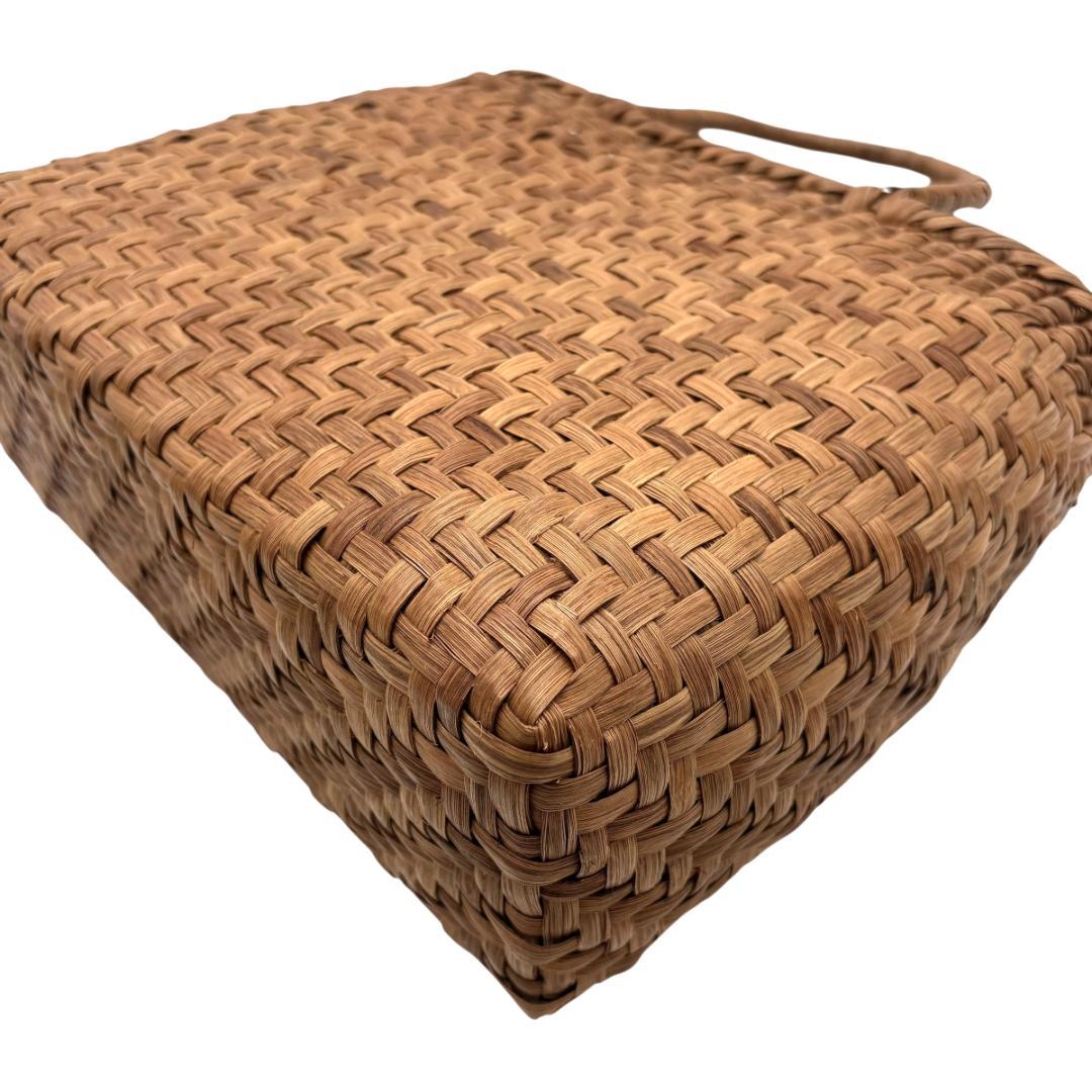 美品　山葡萄　カゴバッグ　トートバッグ　山ぶどう　手作り