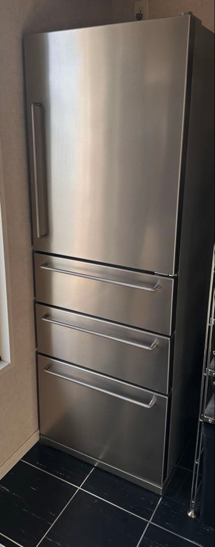 無印良品 冷蔵庫 355L ステンレス (2017年製)