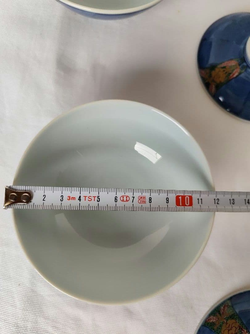 有田焼【源右衛門】染錦大樹蓋付き夫婦飯椀