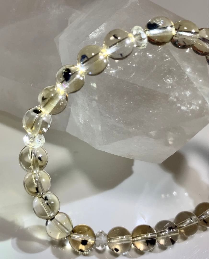 財を引き寄せるパワー❣️ ロマネサイトインシトリン　シトリン　ブレスレット