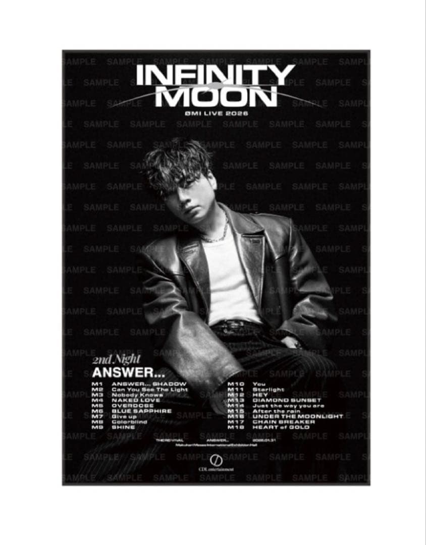 INFINITY MOON＊ファブリックポスター 3点セット＊未開封