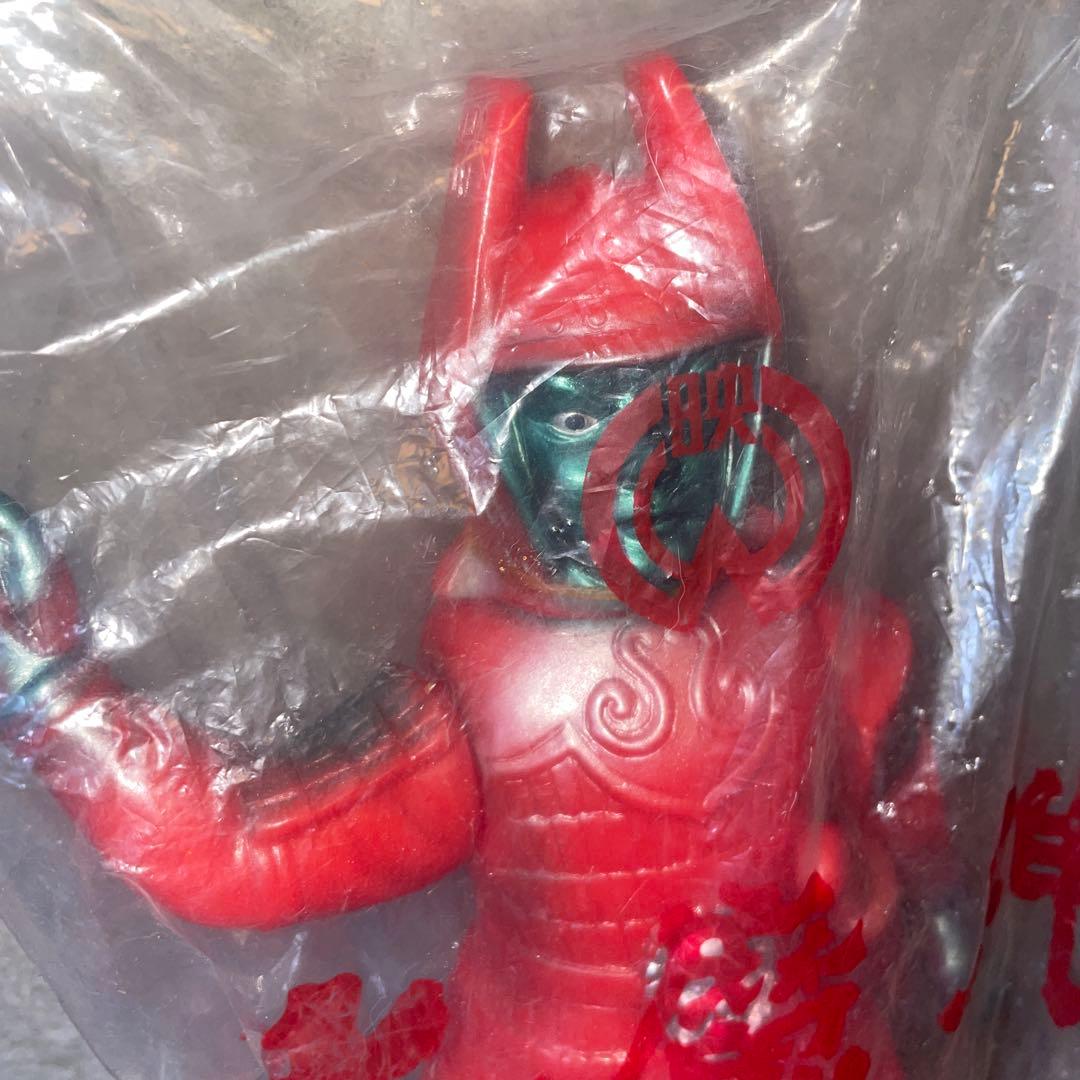 未開封　マルサン特撮シリーズ　大魔神　怒る　ソフビ 赤色