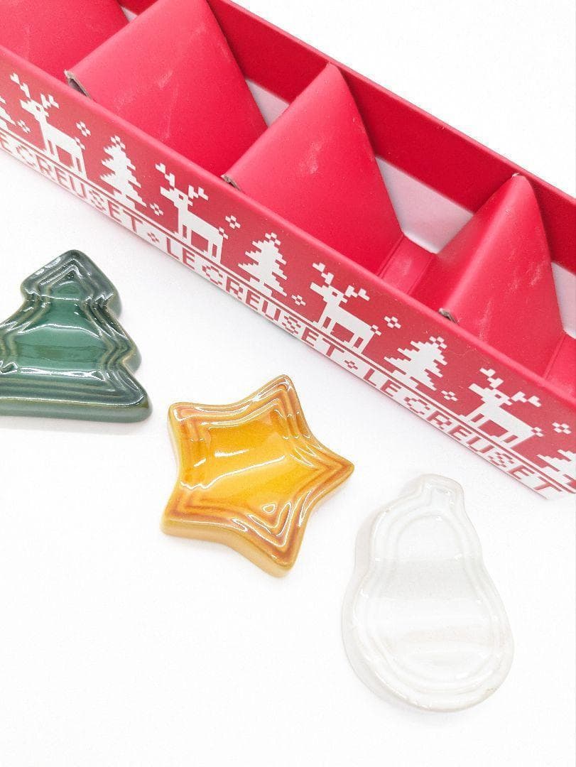 ル・クルーゼ クリスマス限定　チョップスティックレスト(箸置き)