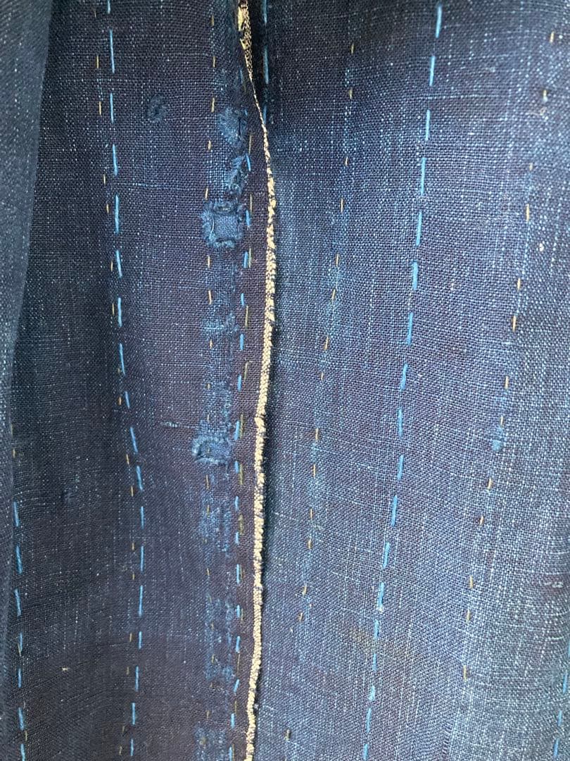 A37 みな　　襤褸　ストール　古布　リメイク