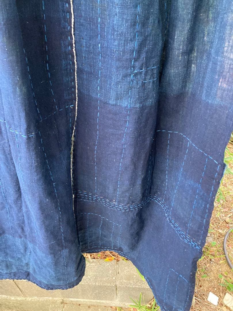 A37 みな　　襤褸　ストール　古布　リメイク