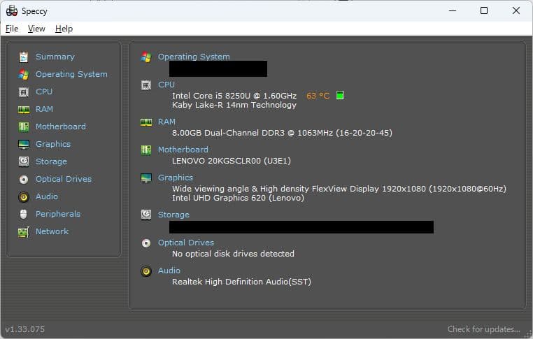 [ジャンクA] X1 Carbon gen6 ( 八世i5/8G/スト無 )