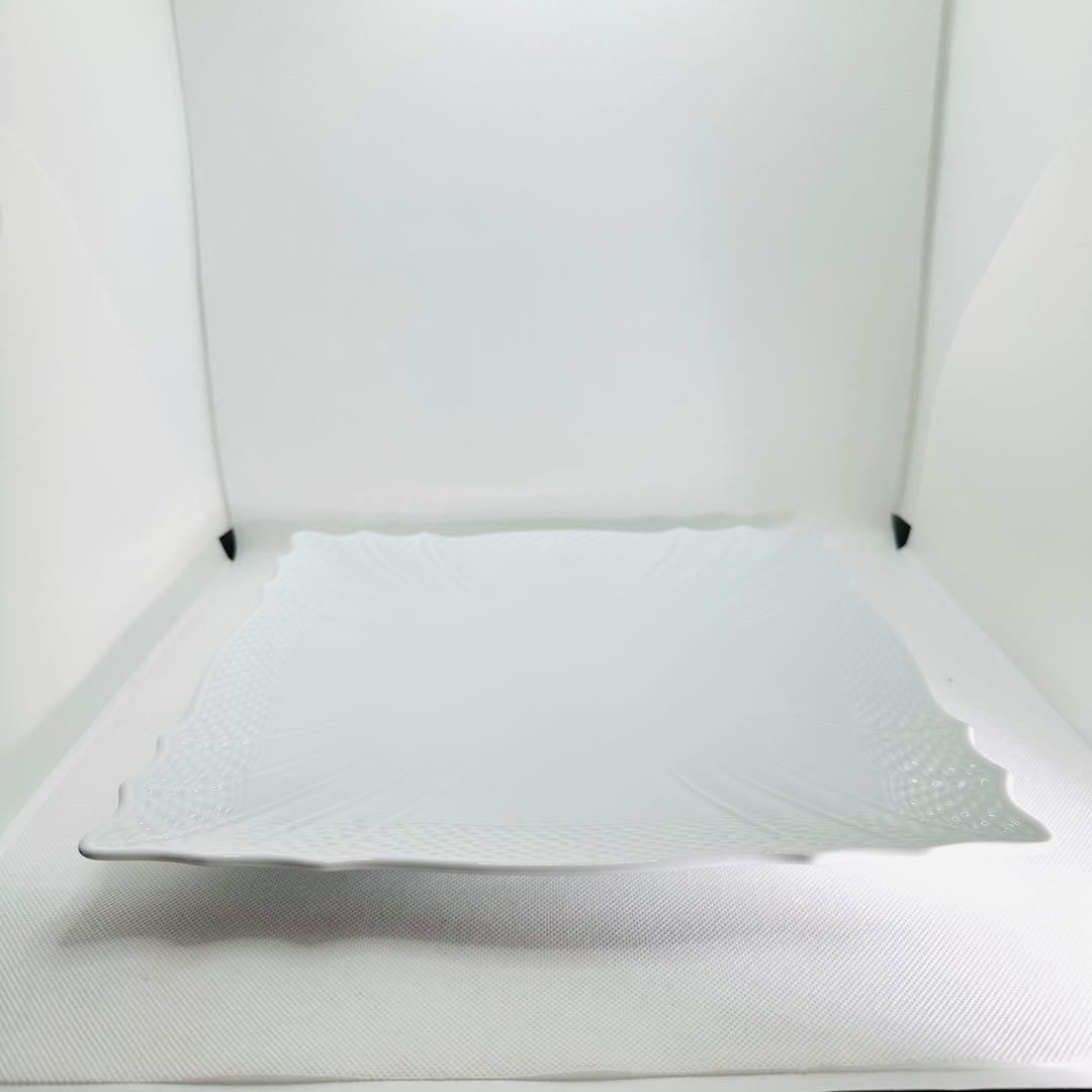 ★美品★リチャードジノリ ベッキオホワイト スクエアプレート 30cm 大皿