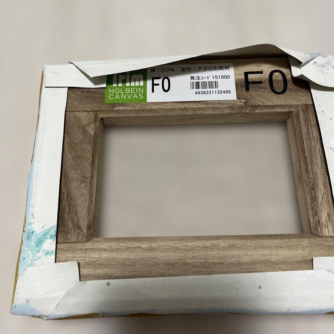 月下美人　キャンバスF0号アクリル画