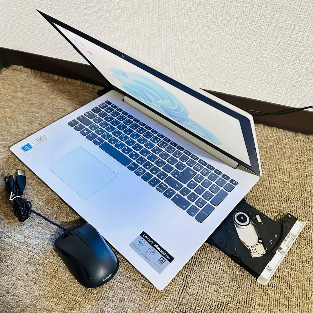 S193 LENOVOノートパソコンSSD高速 WEBカメラ Windows11