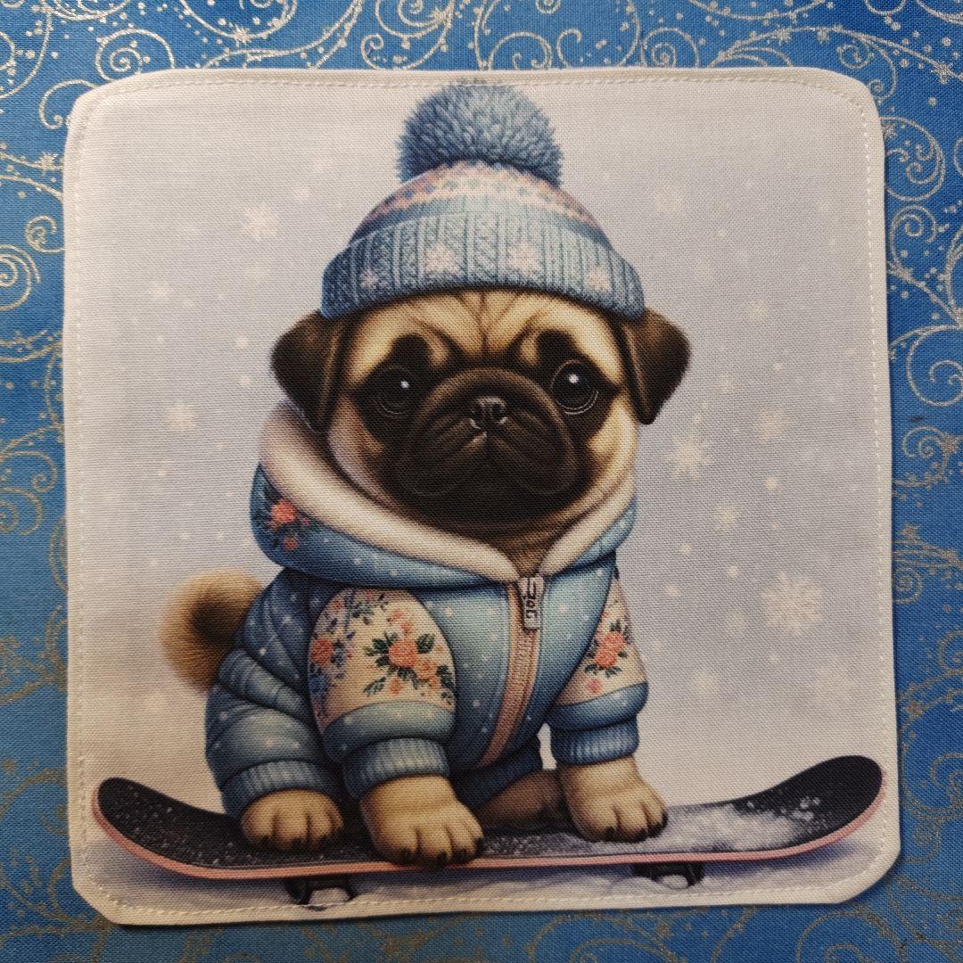 アロママ　ハンカチ　Xmas　冬パネル柄　19枚