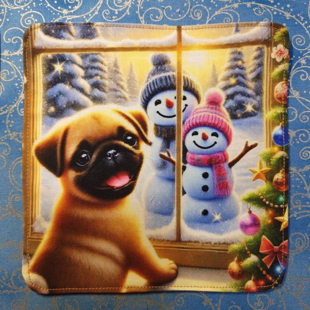 アロママ　ハンカチ　Xmas　冬パネル柄　19枚