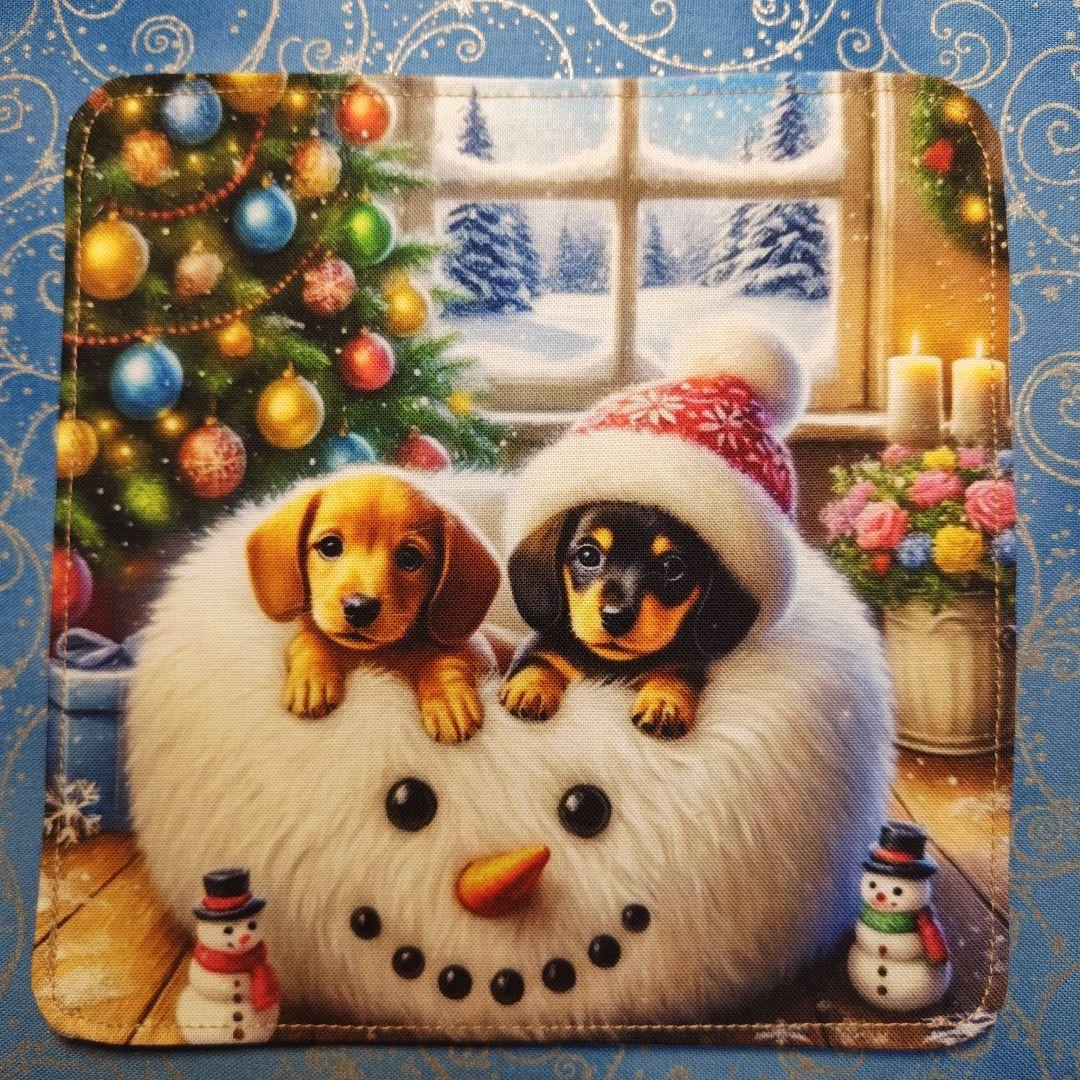 アロママ　ハンカチ　Xmas　冬パネル柄　19枚