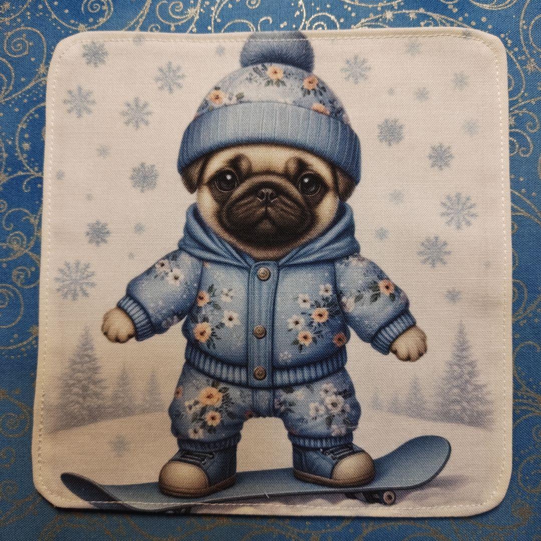 アロママ　ハンカチ　Xmas　冬パネル柄　19枚