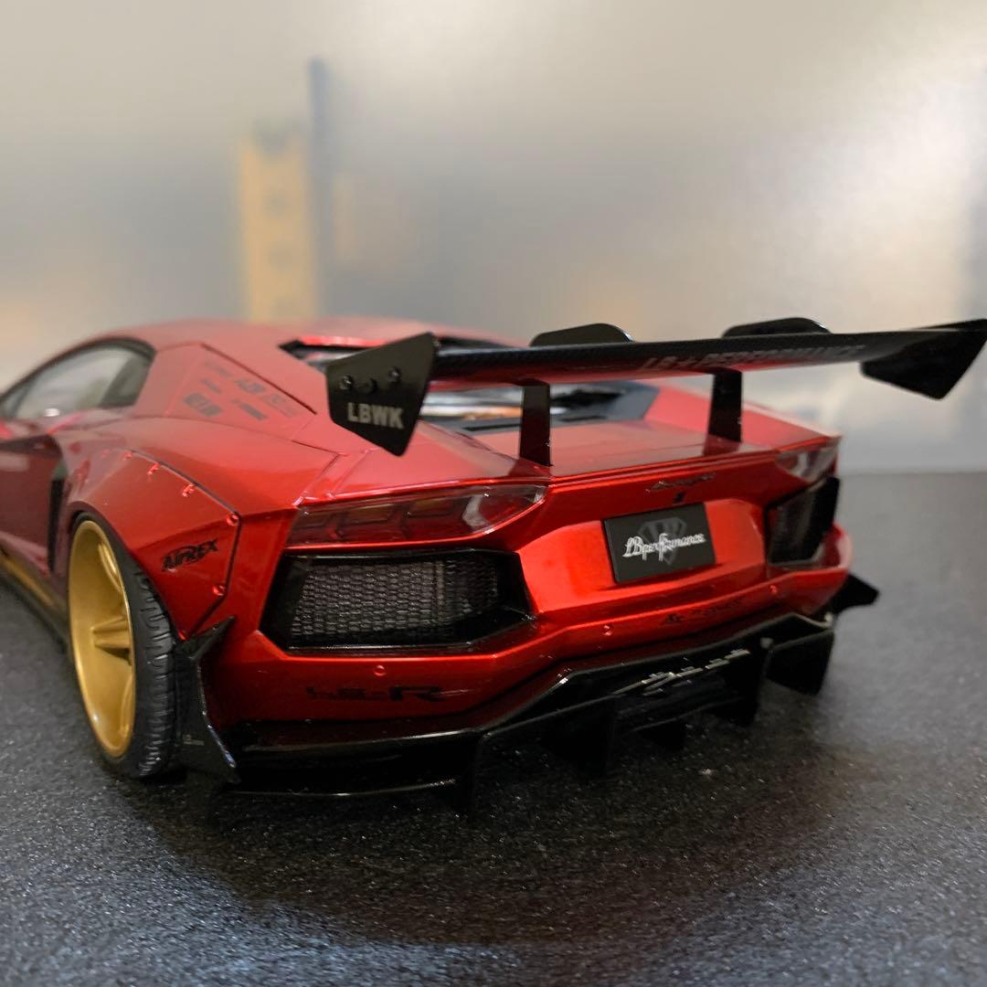 787 リバティーウォーク ランボルギーニ アヴェンタドール 1/18ミニカー