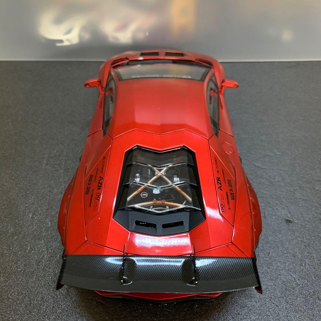 787 リバティーウォーク ランボルギーニ アヴェンタドール 1/18ミニカー