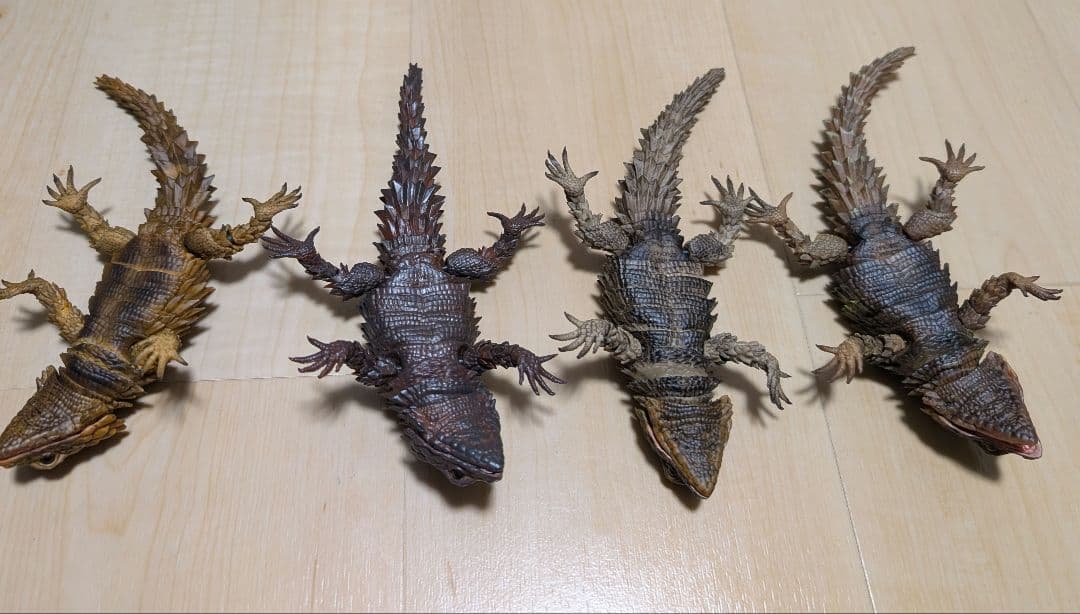 いきもの大図鑑アドバンス　アルマジロトカゲ　４点セット