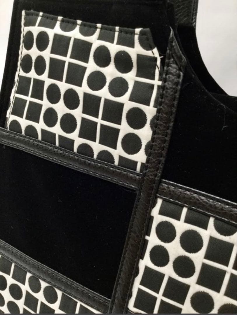 幾何学模様 トートバッグ よこ型着物用でも普段使いにも