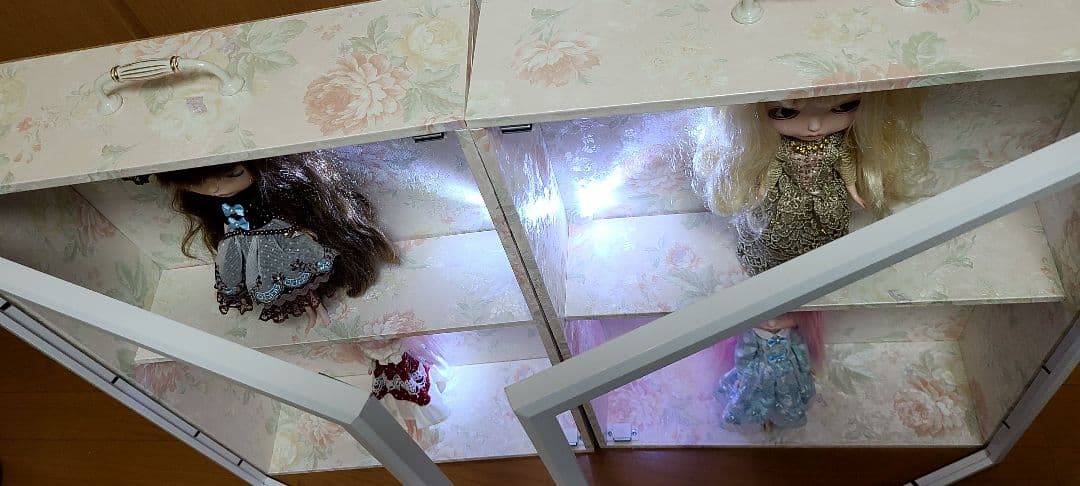 ブライス大型ドールケース花柄　セパレート