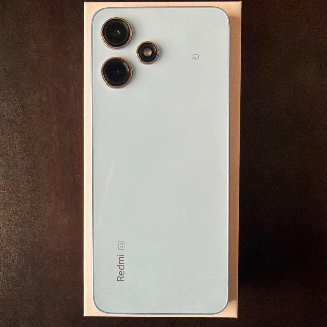 Redmi 12 5G ライトブルー 本体　箱有　ソフトケース付属