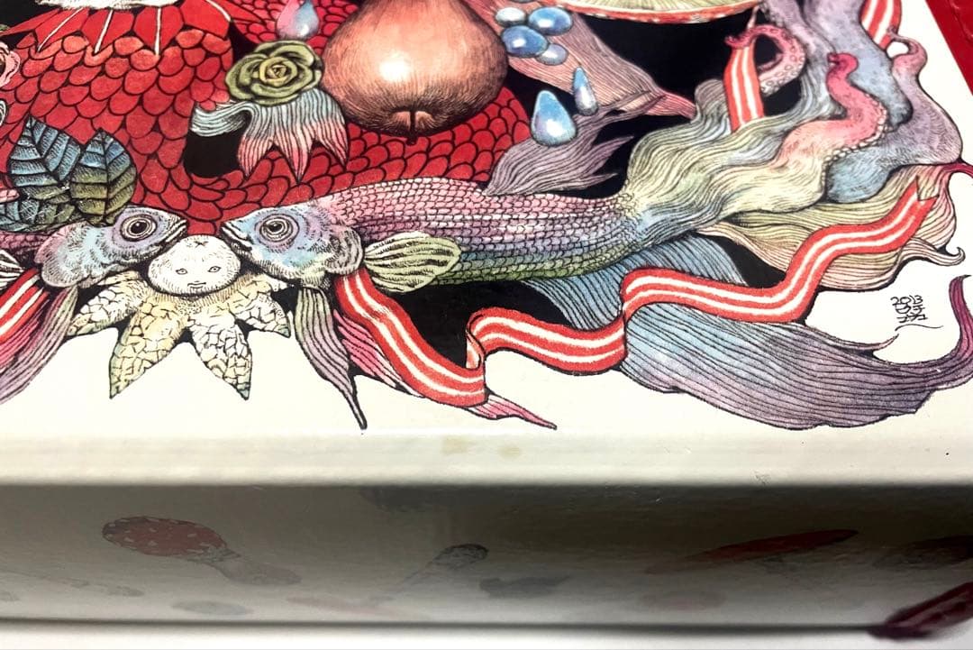 【廃盤】ヒグチユウコ×ホルベイン 水彩画材トランクセットのペーパートランクのみ