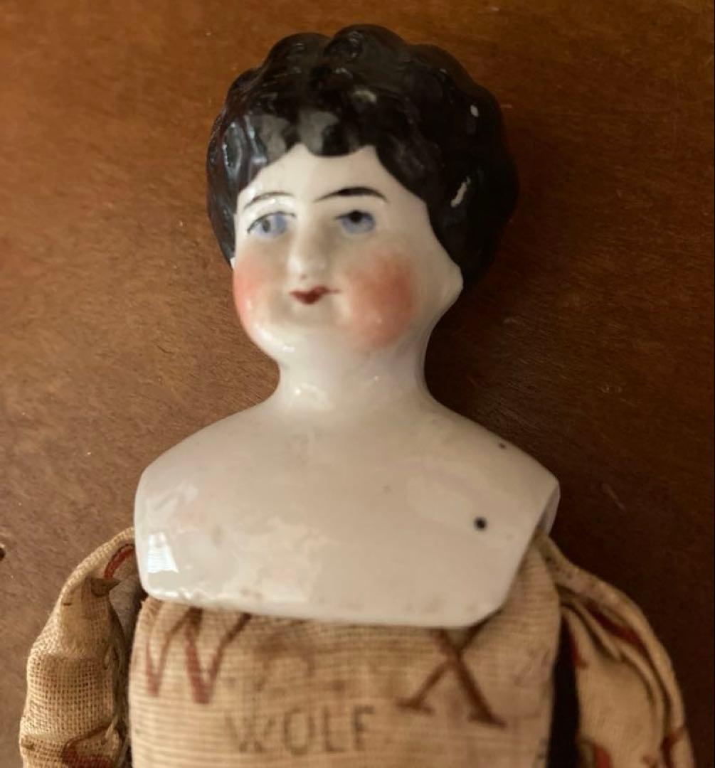 美品　最終価格！！珍しいチャイナヘッドドール　ビスクドール　アンティークドール