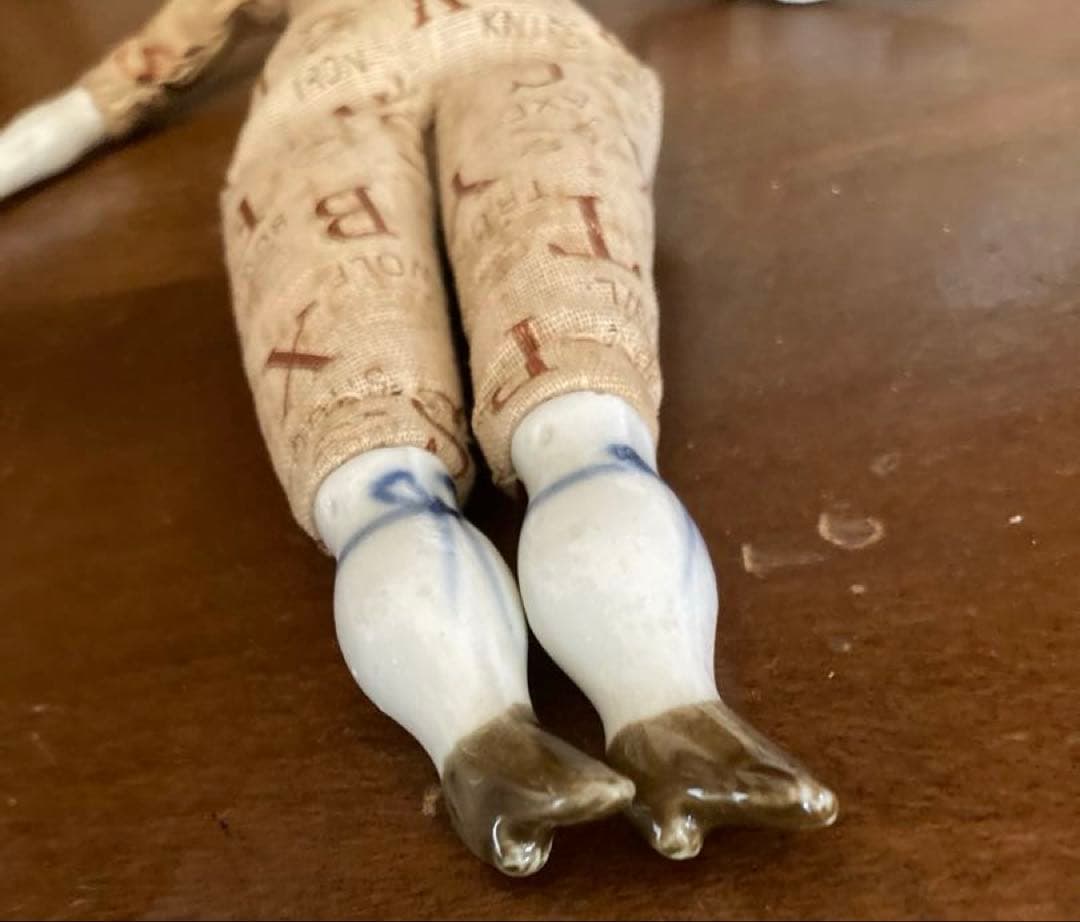 美品　最終価格！！珍しいチャイナヘッドドール　ビスクドール　アンティークドール