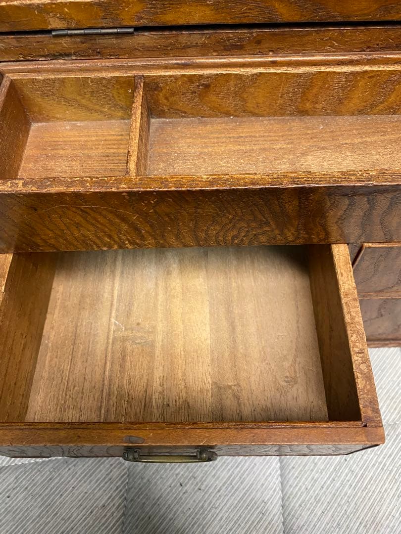 木製　引き出し　裁縫箱　レトロ　小物入れ　ヴィンテージ