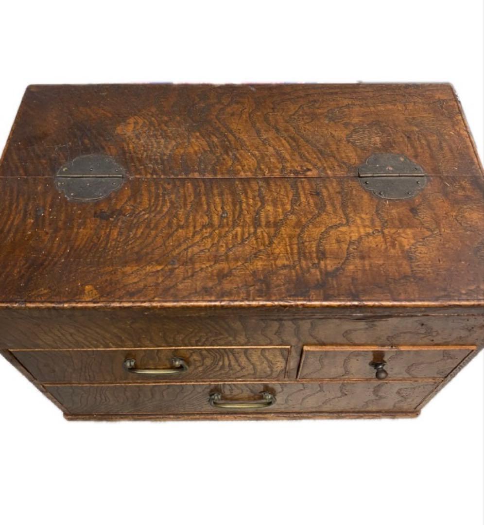 木製　引き出し　裁縫箱　レトロ　小物入れ　ヴィンテージ