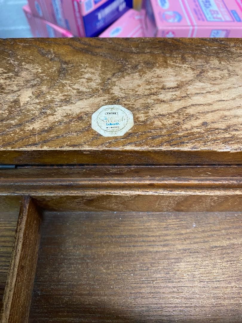 木製　引き出し　裁縫箱　レトロ　小物入れ　ヴィンテージ