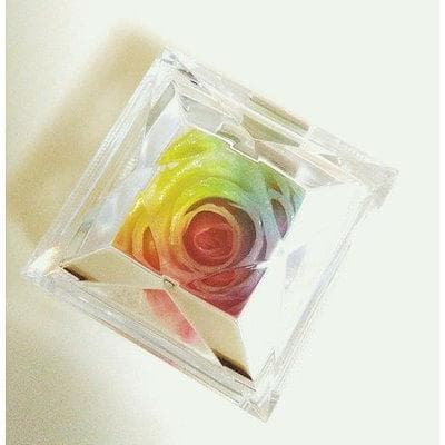 【高級プリザーブドフラワー】パステルレインボーローズ ジュエリー