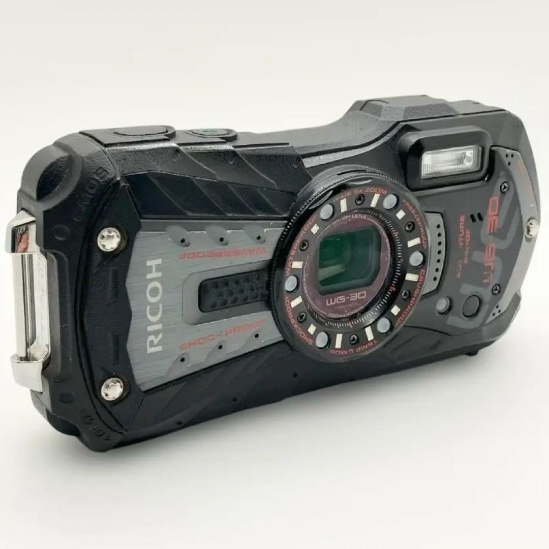 RICOH WG-30 コンパクトデジタルカメラ バッテリー付 防水防塵 工事用