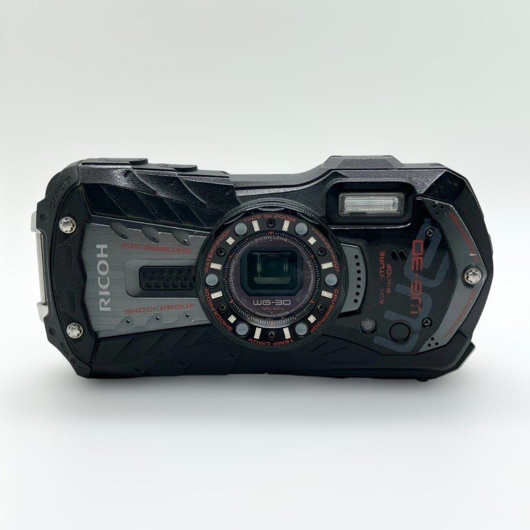 RICOH WG-30 コンパクトデジタルカメラ バッテリー付 防水防塵 工事用