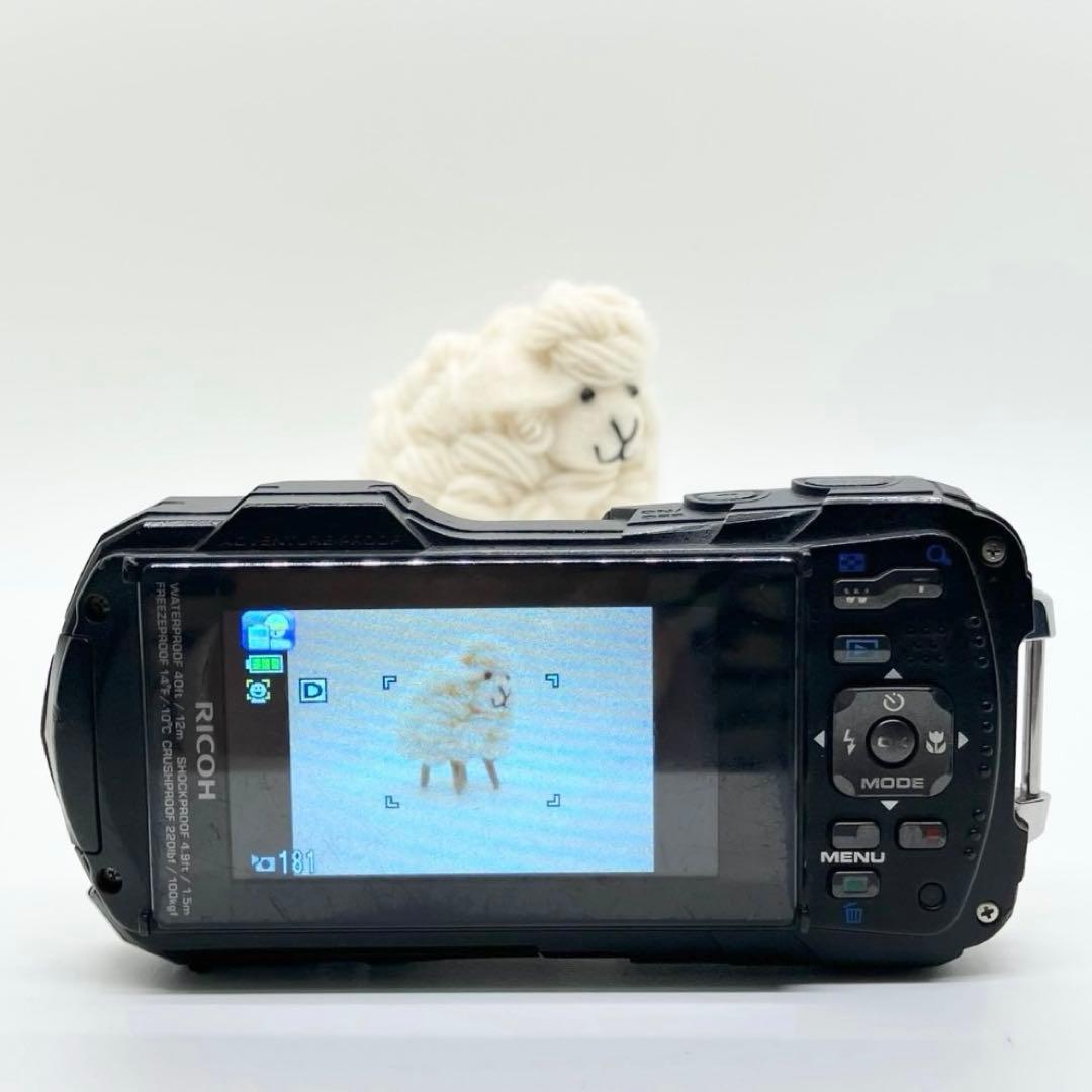 RICOH WG-30 コンパクトデジタルカメラ バッテリー付 防水防塵 工事用