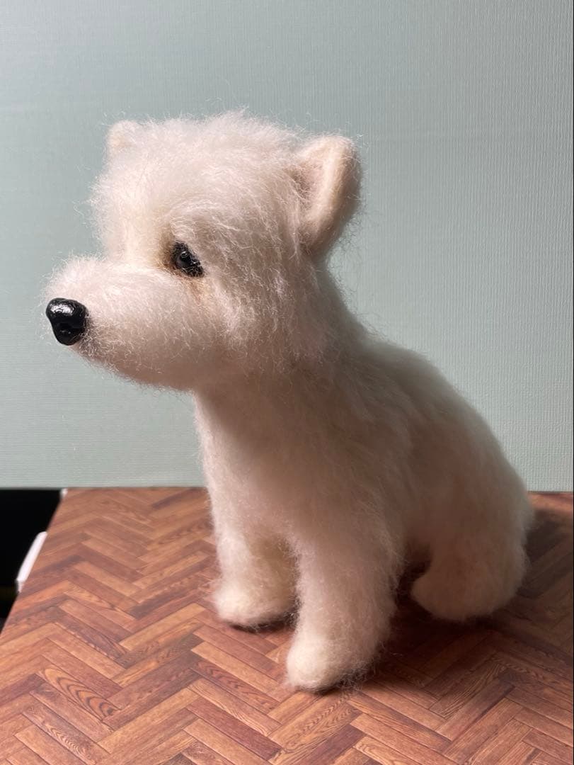 羊毛フェルト　ウエストハイランドホワイトテリア