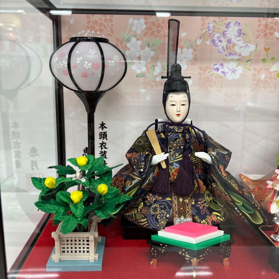 ☆極美品☆雛人形 恵月 本頭衣装着 ケース入り