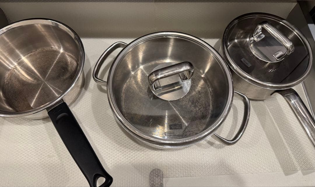 フィスラー ステンレス鍋 IH対応 3点セット