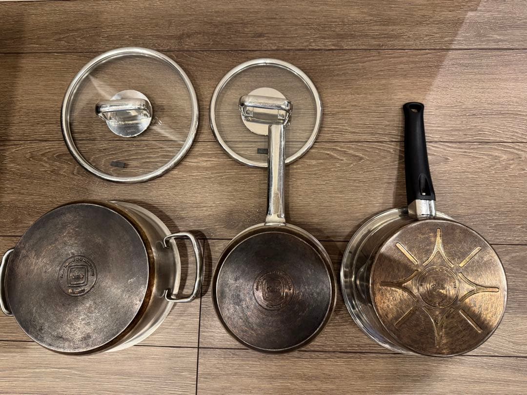 フィスラー ステンレス鍋 IH対応 3点セット