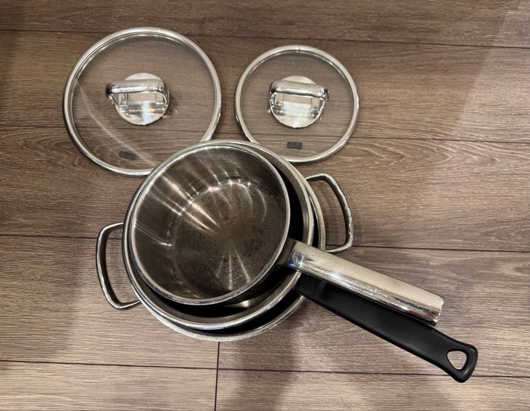 フィスラー ステンレス鍋 IH対応 3点セット