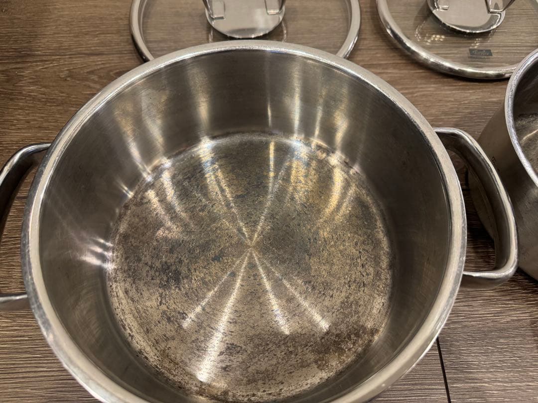 フィスラー ステンレス鍋 IH対応 3点セット