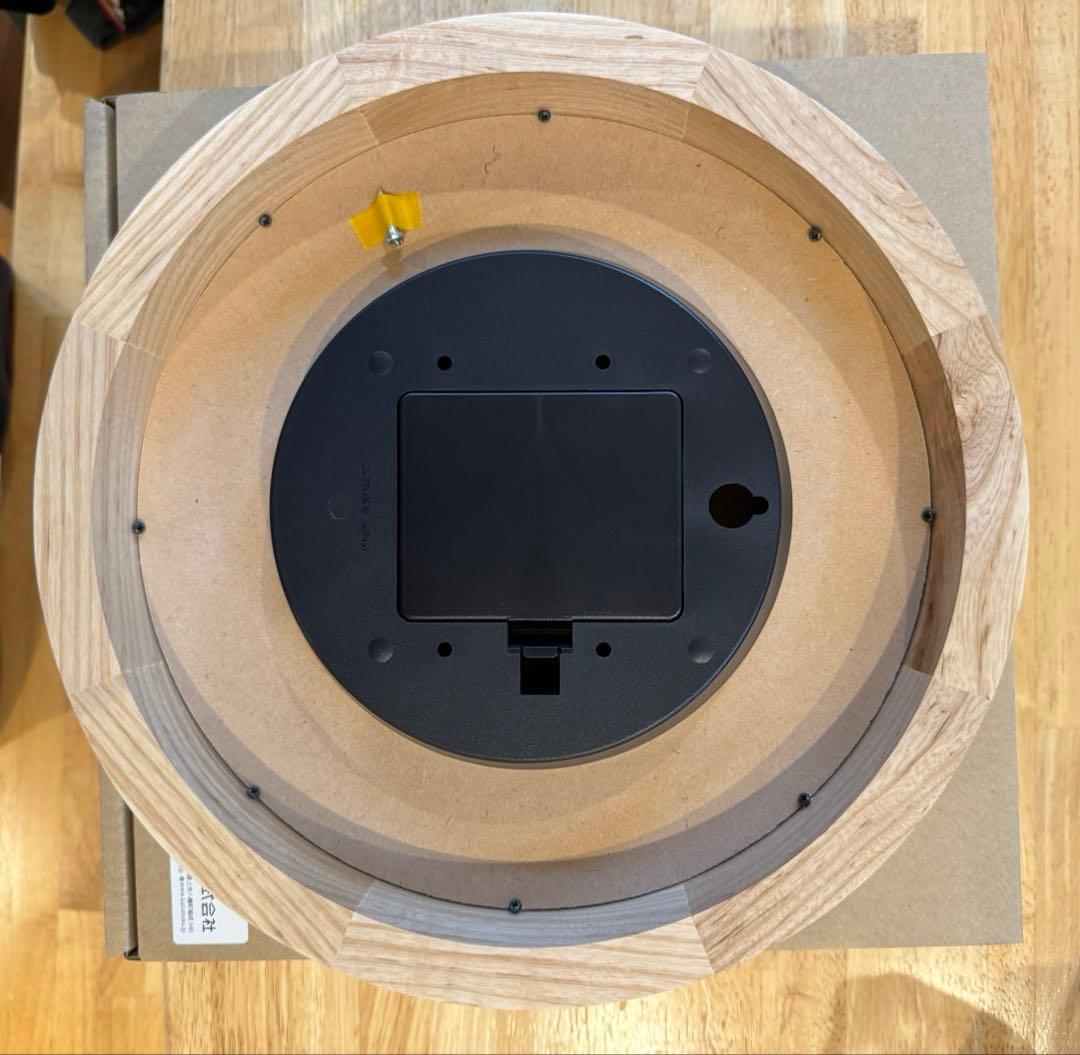 壁掛け時計 電波時計 KATOMOKU muku clock 4 カトモク
