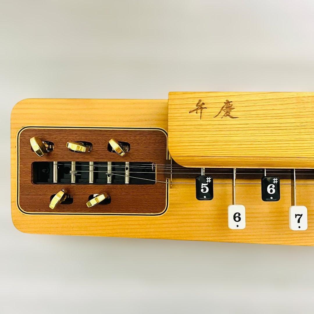 【美品】電気大正琴 弁慶 付属品多数 ケース付 動作品