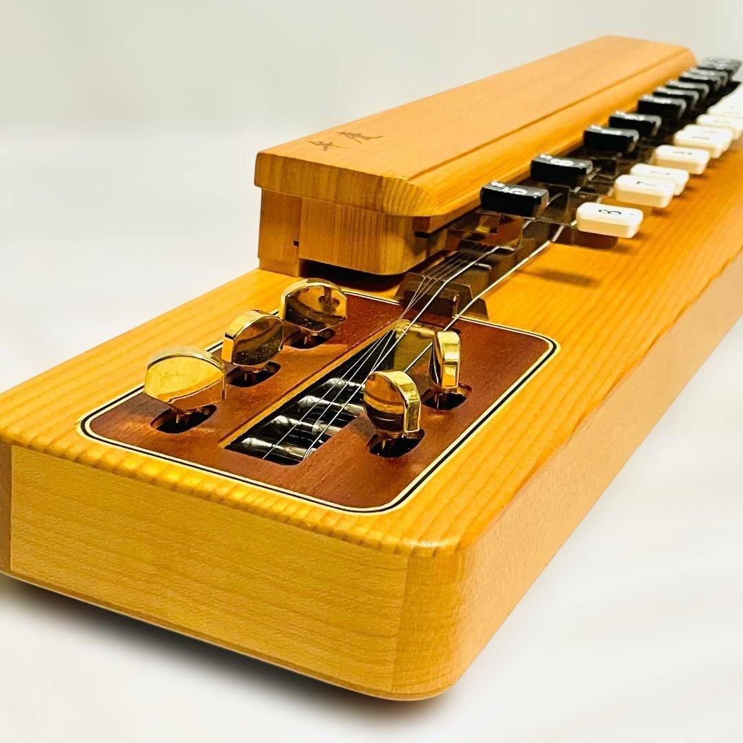 【美品】電気大正琴 弁慶 付属品多数 ケース付 動作品