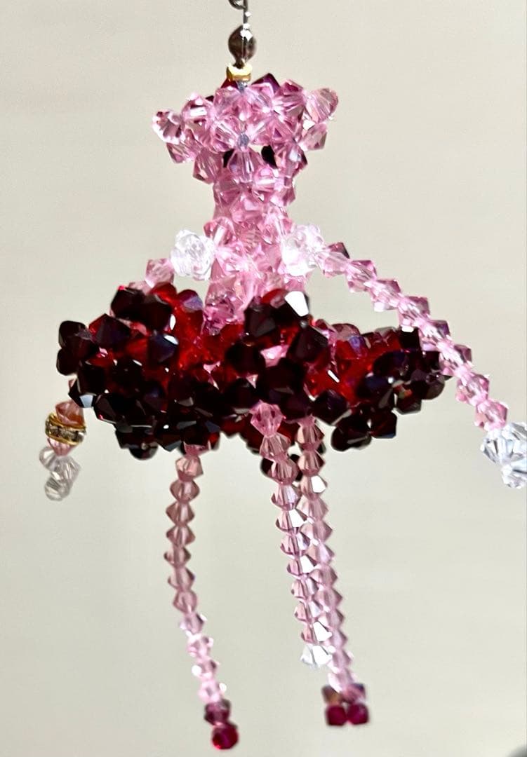 ピンクパンサー スワロフスキー ビーズ スカート