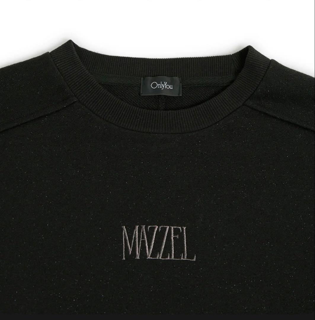 MAZZEL OnlyYouオーバーサイズスウェットブラック