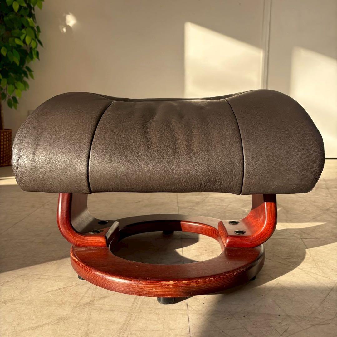 パーソナルチェア リクライニングチェア 1人掛けソファ オットマン付き 回転式