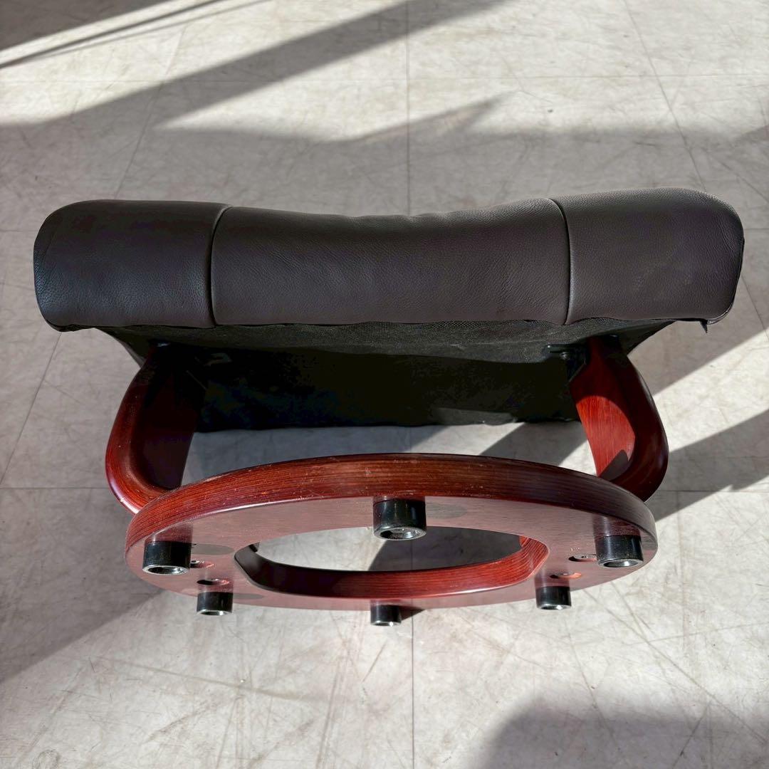 パーソナルチェア リクライニングチェア 1人掛けソファ オットマン付き 回転式