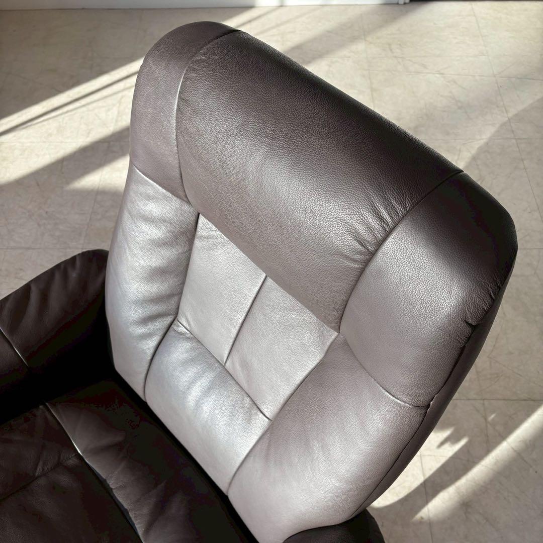 パーソナルチェア リクライニングチェア 1人掛けソファ オットマン付き 回転式